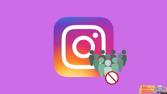 blquear grupos instagram
